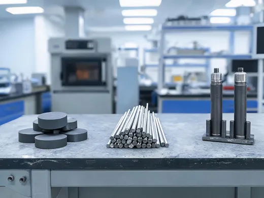 Tungsten carbide and molybdenum lab samples